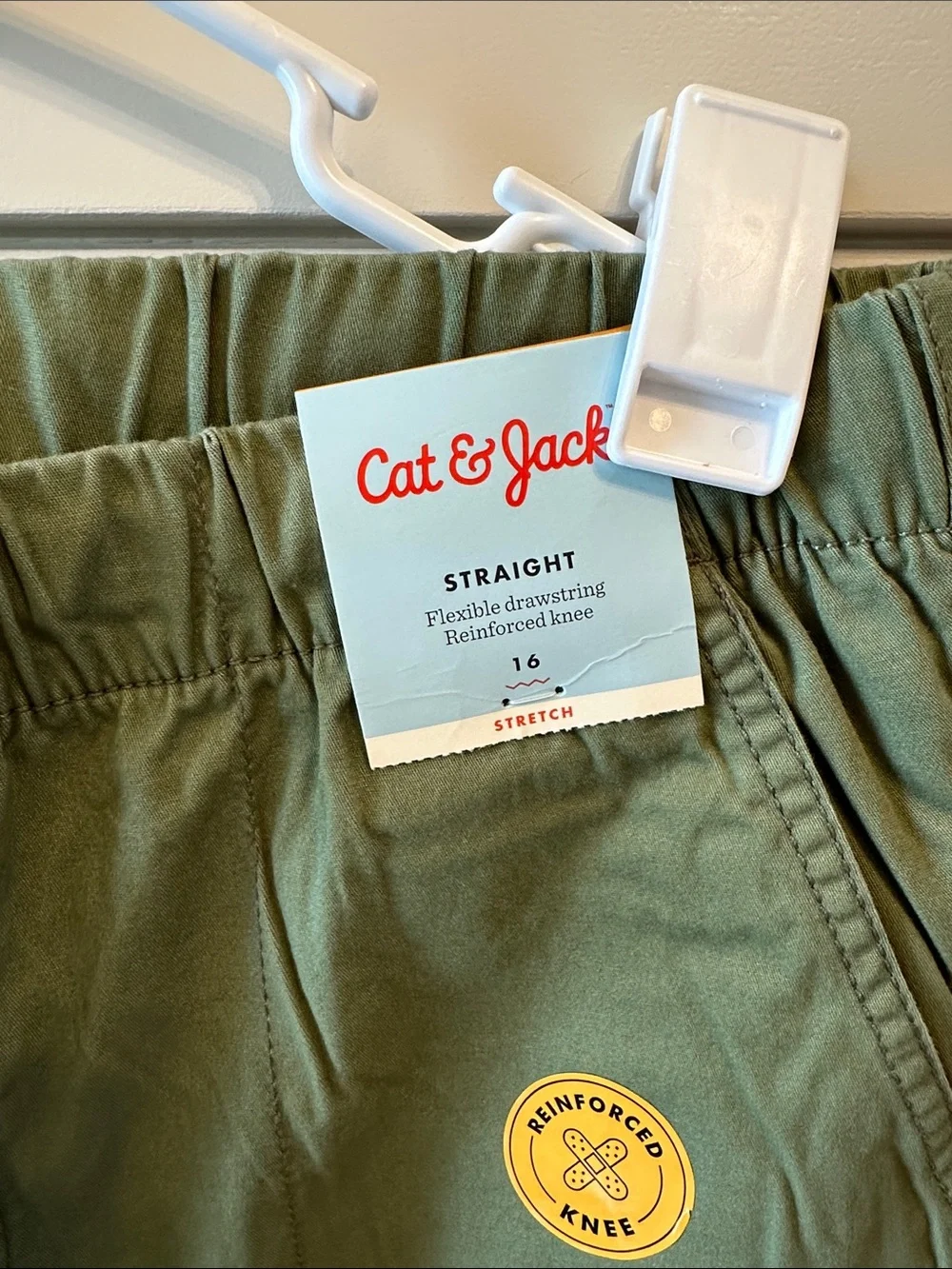 Cat & Jack NWT Olive Green Drawstring pants
